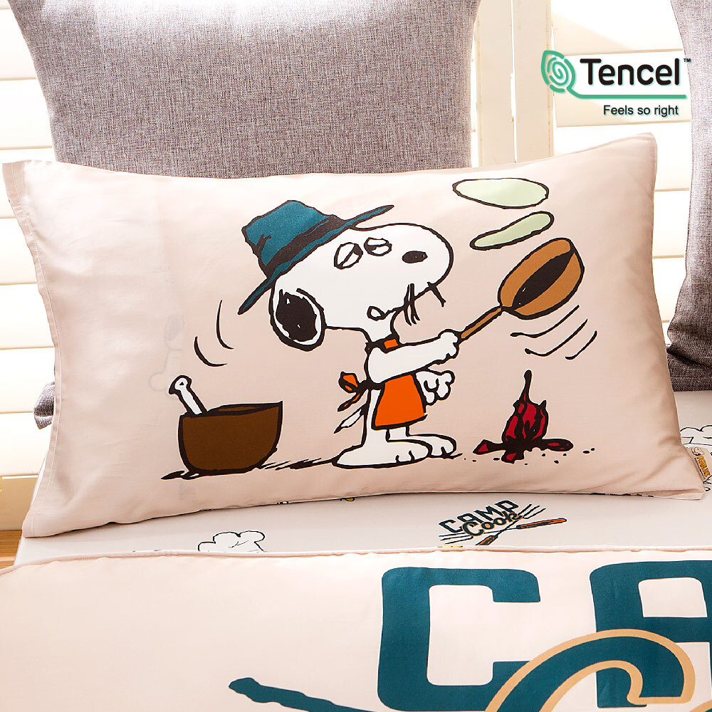 SNOOPY薄枕頭套 | 60支天絲 | SN512 煮煮樂