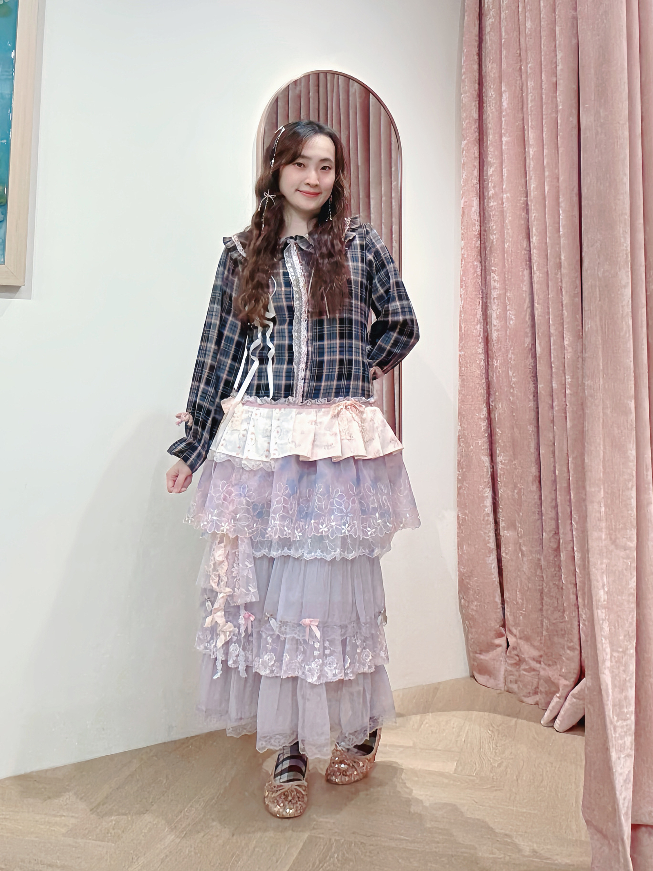 13142 Sweet Girl Multi-Layered Ribbon Cake Skirt