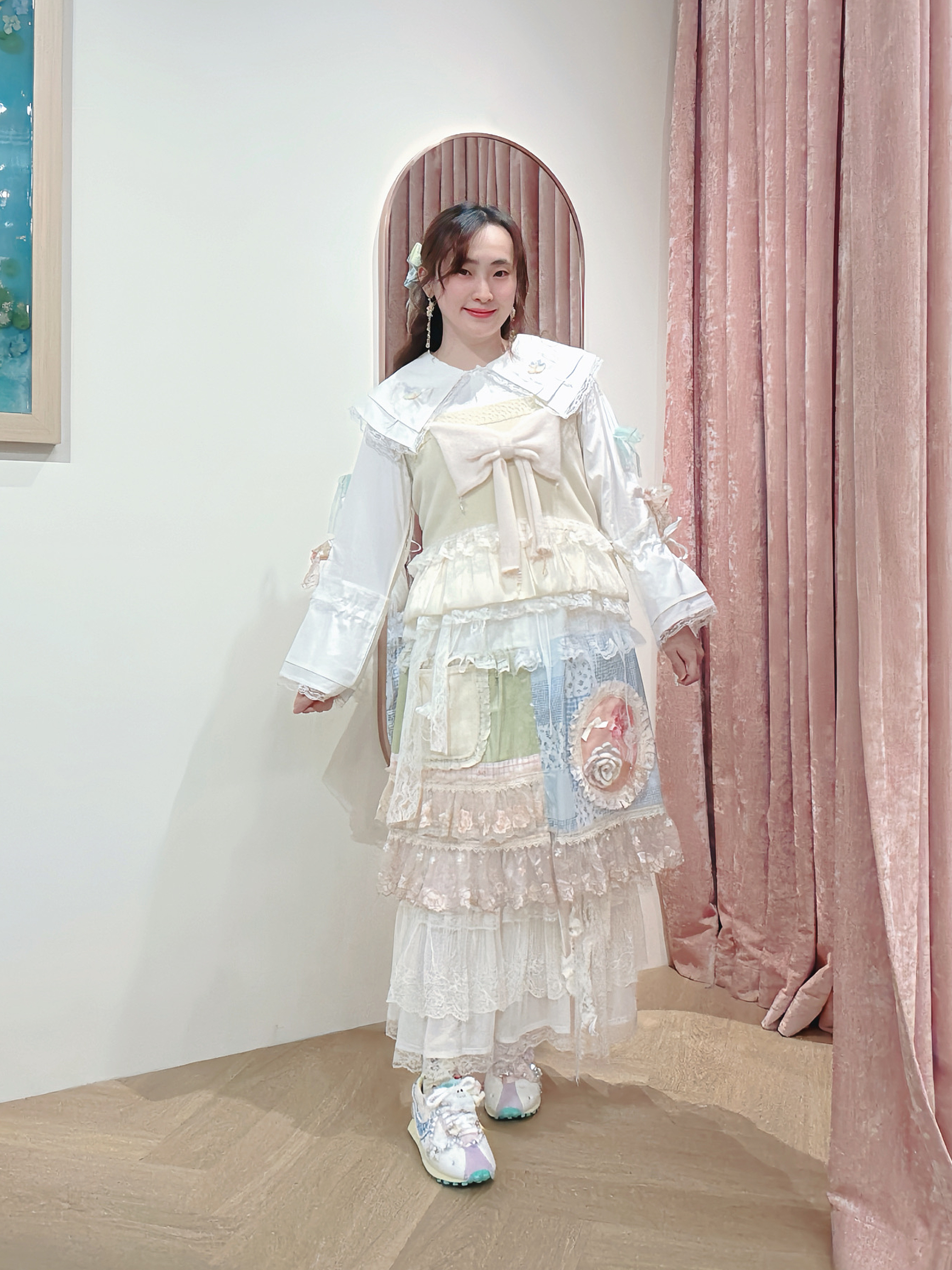 13146 Sweet Girl Multi-Layered Ribbon Cake Skirt