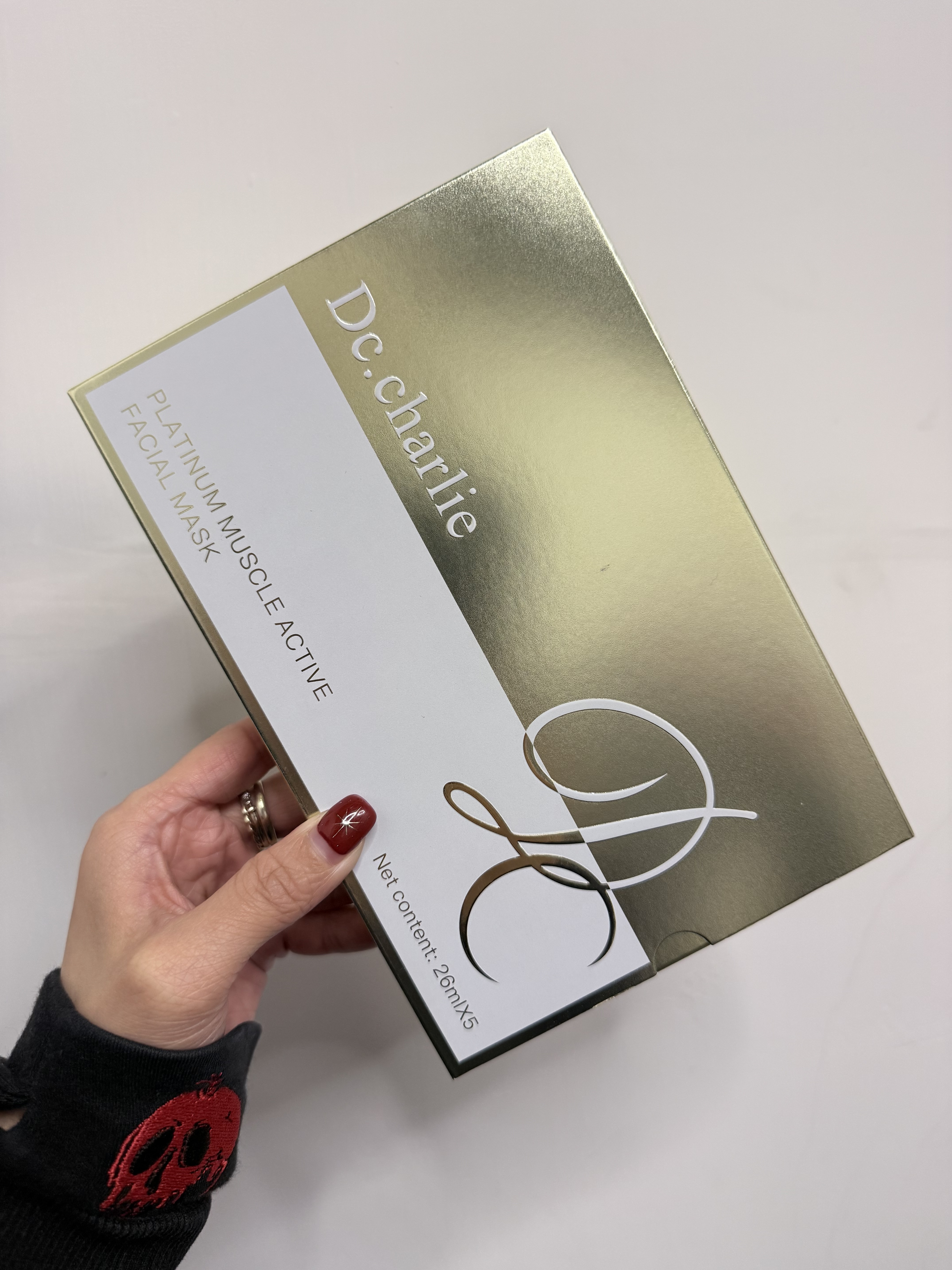 Dc. Charlie 鉑肌禦膚傾慕肌活面膜(一盒26ml x5片)