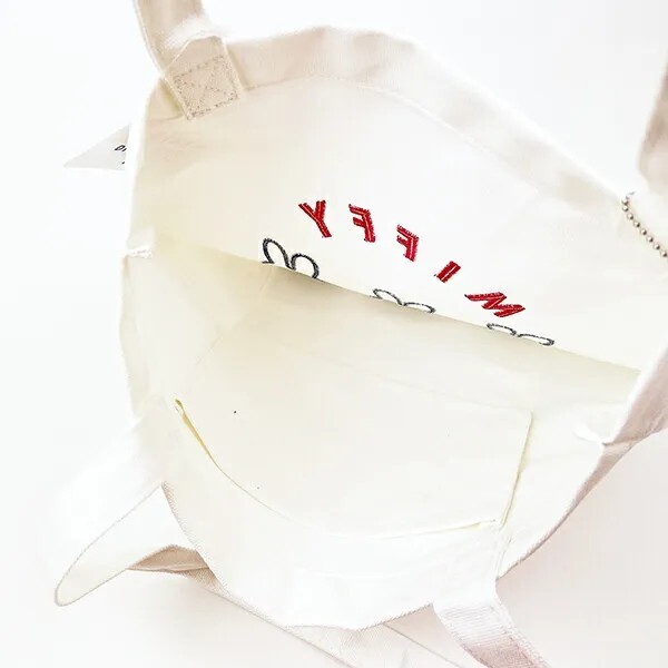 Miffy White Canvas Tote Bag
