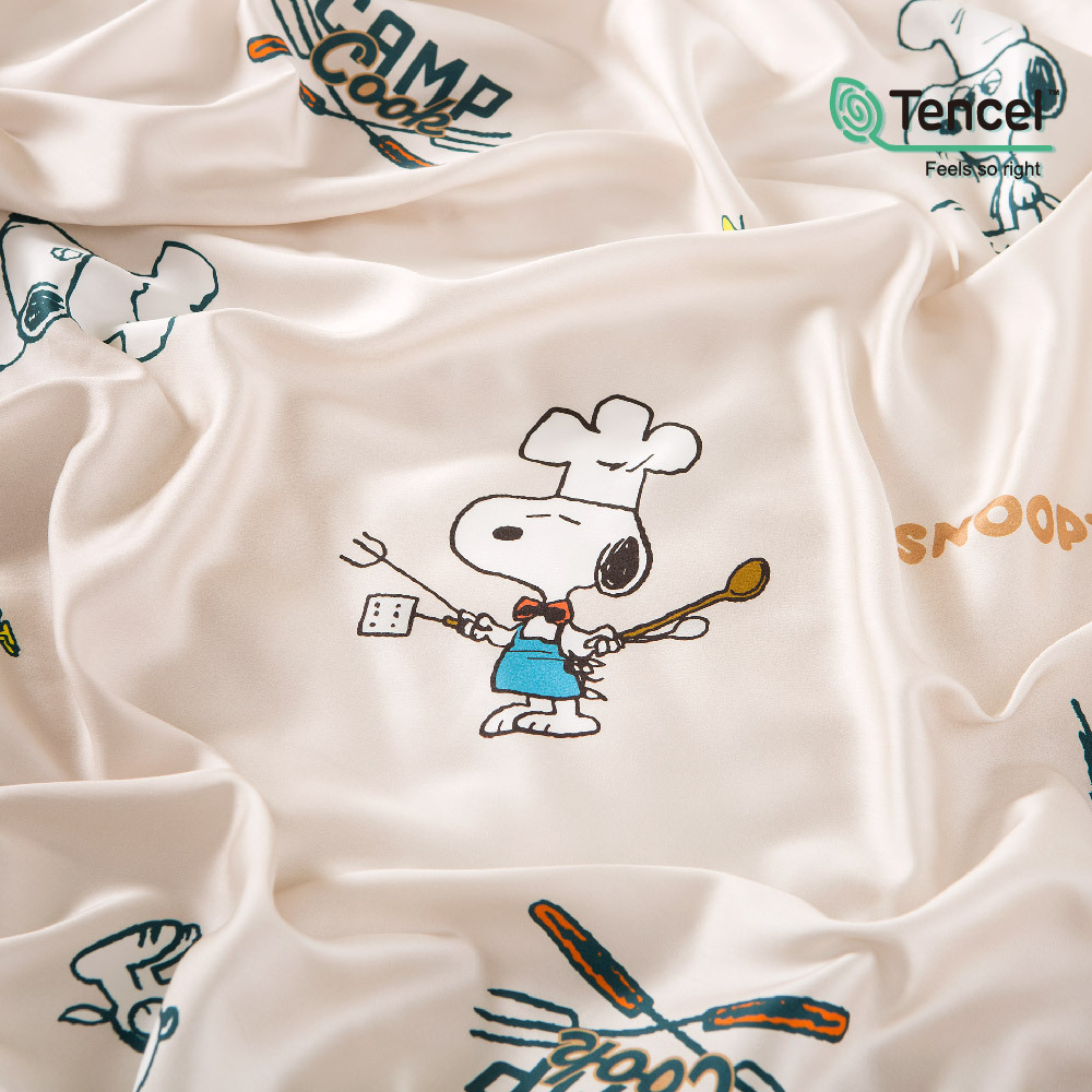 SNOOPY床包組 | 60支天絲 | SN512 煮煮樂