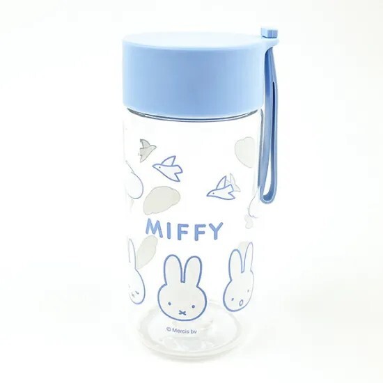 Miffy Plastic Water Bottle 350ml (Blue)