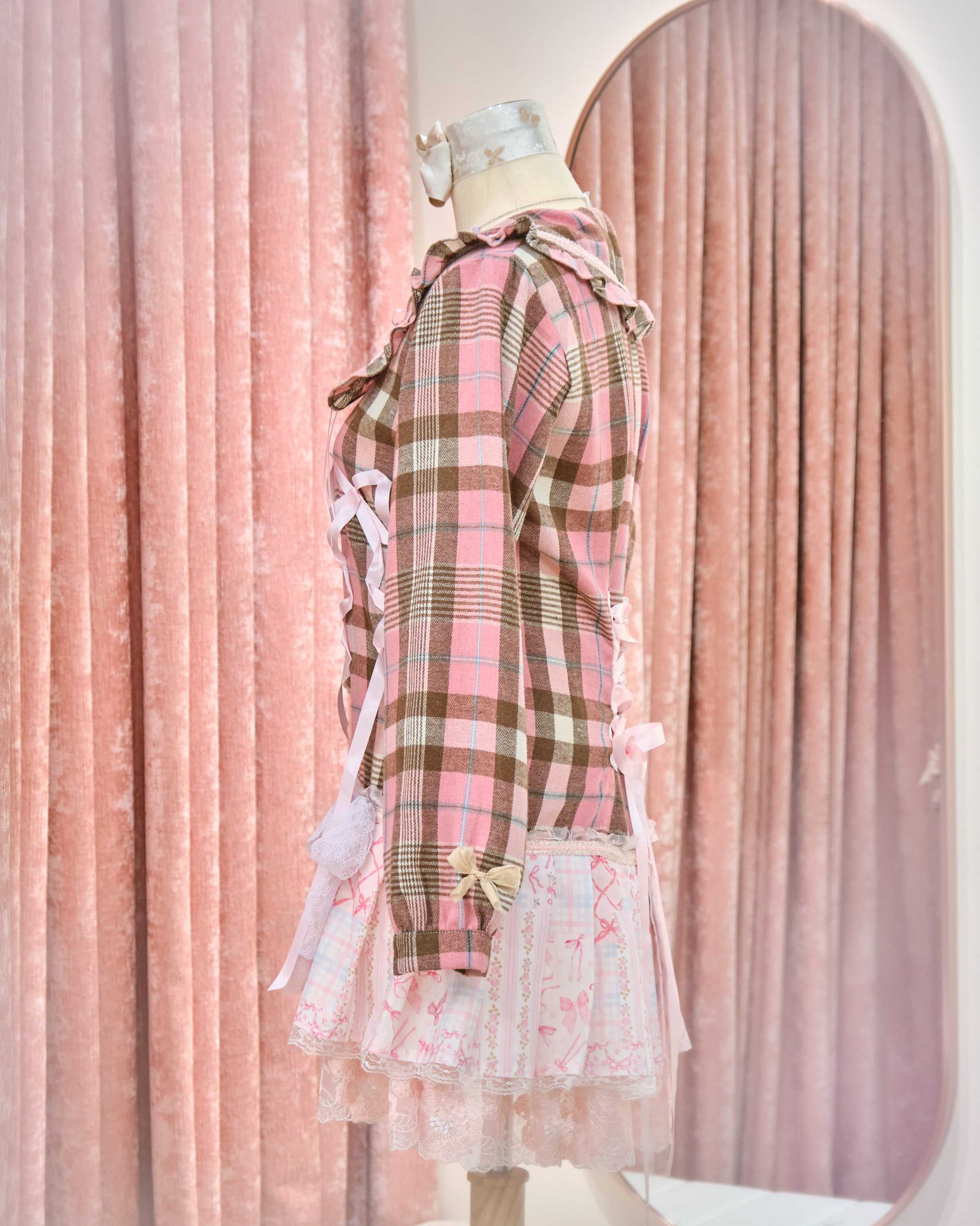 13125 Vintage Rose Love Letter Sweet Lolita Short Dress