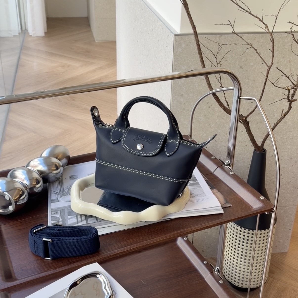 LONGCHAMP｜LE PLIAGE XTRA XS 海軍藍