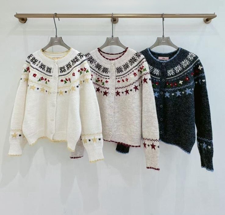 J40 韓國🇰🇷雪花星星 胸40-50 長22.5 $369