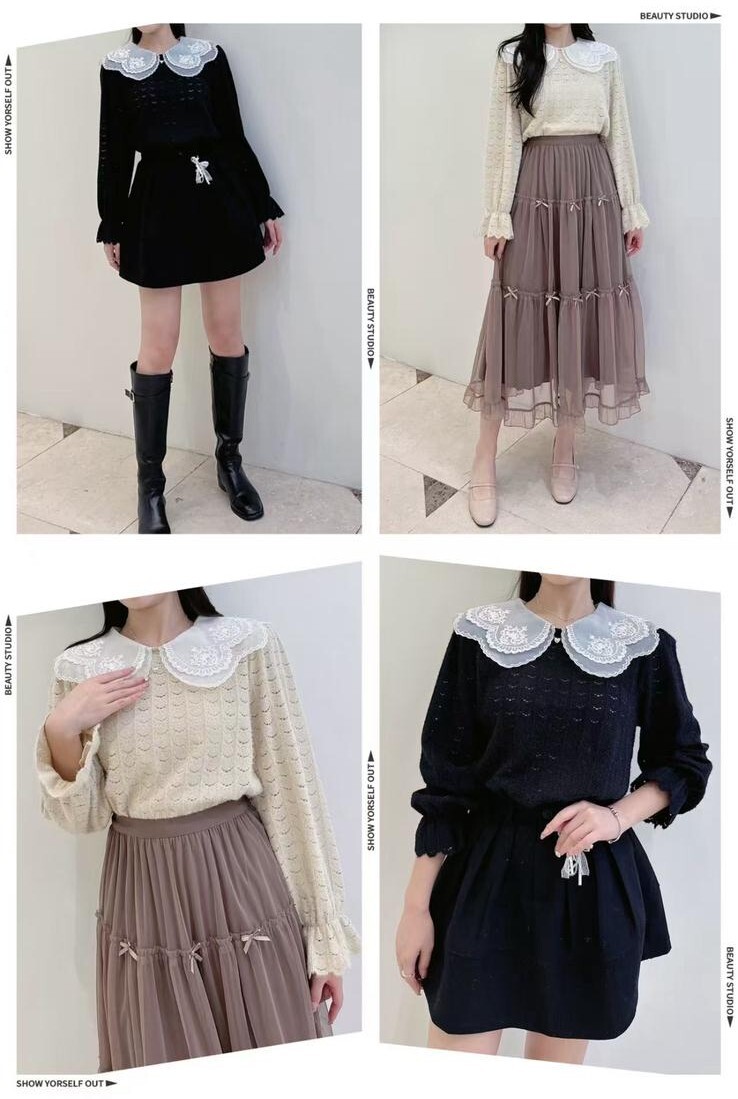 J46 韓國🇰🇷BB領LACE 胸38-46 長25  原價 $319