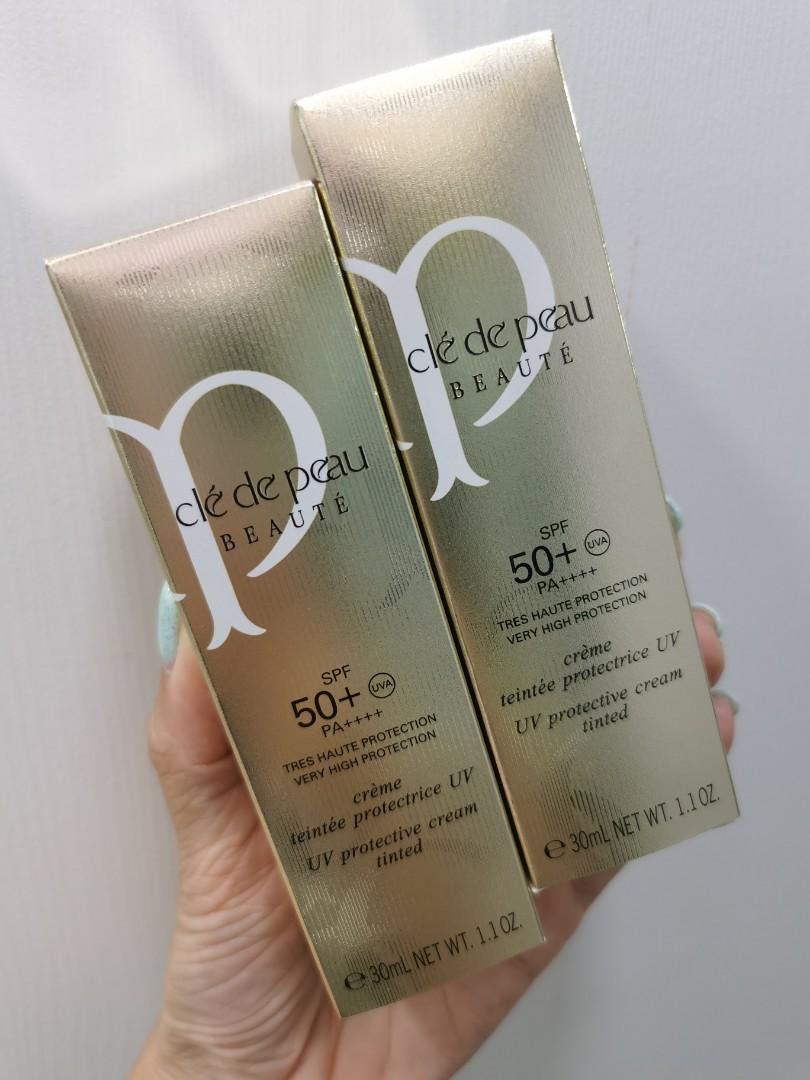 WSBB10008 日本版🇯🇵✨CDP cle de peau uv cream tinted 全效修護防曬調色霜 防曬妝前乳 素顏打底 30ml (現貨K24)