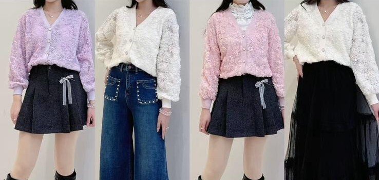 J59 韓國🇰🇷玫瑰花外套 胸40-49 長22 $339