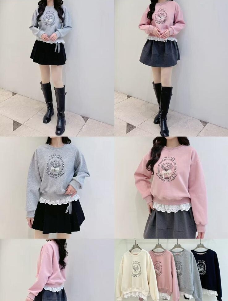 J61  韓國🇰🇷衛衣 胸45-52 長24 $329