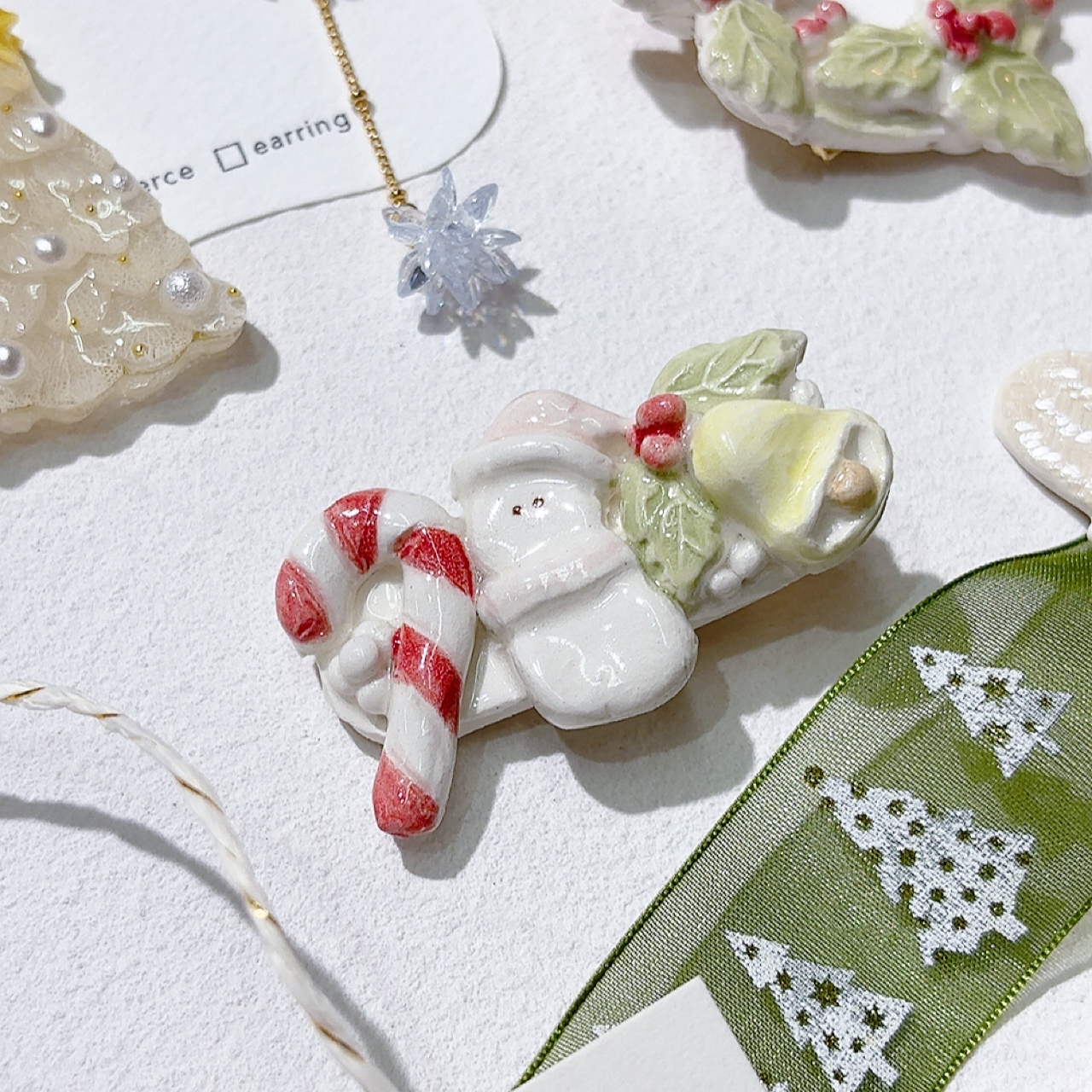 [手作家] 聖誕節主題髮夾