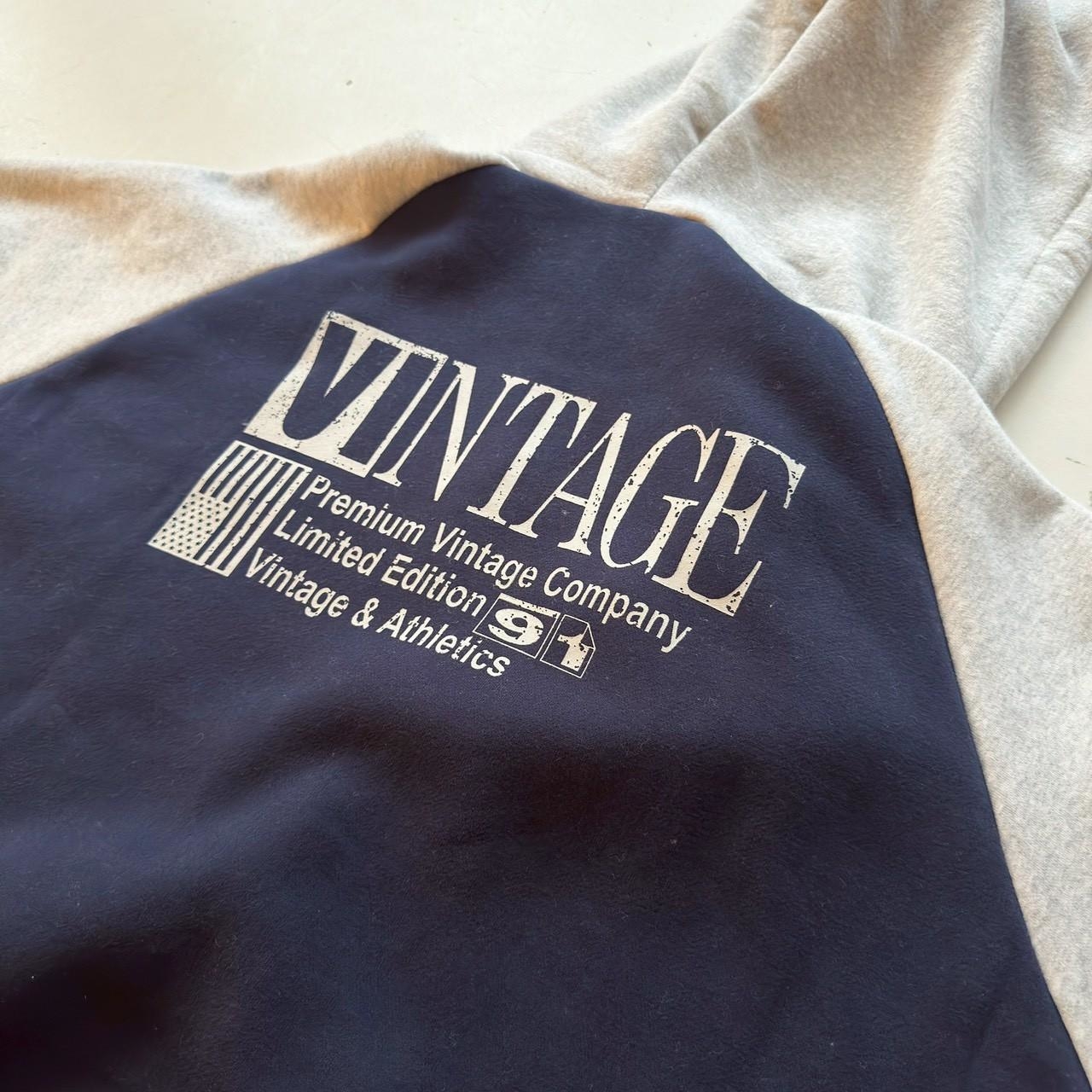 VINTAGE撞色拼接連帽外套 98320