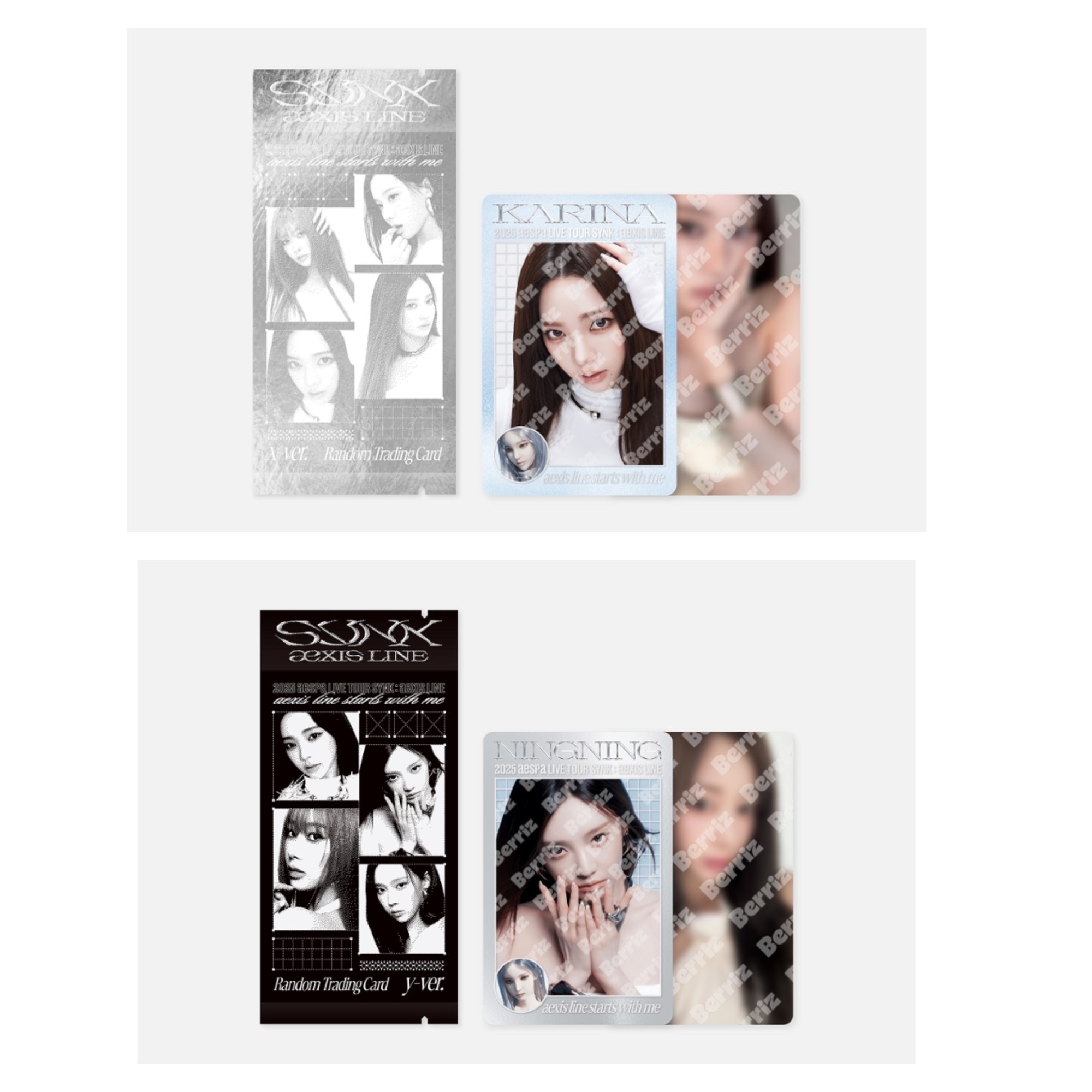 aespa SYNK aexis Line trading card