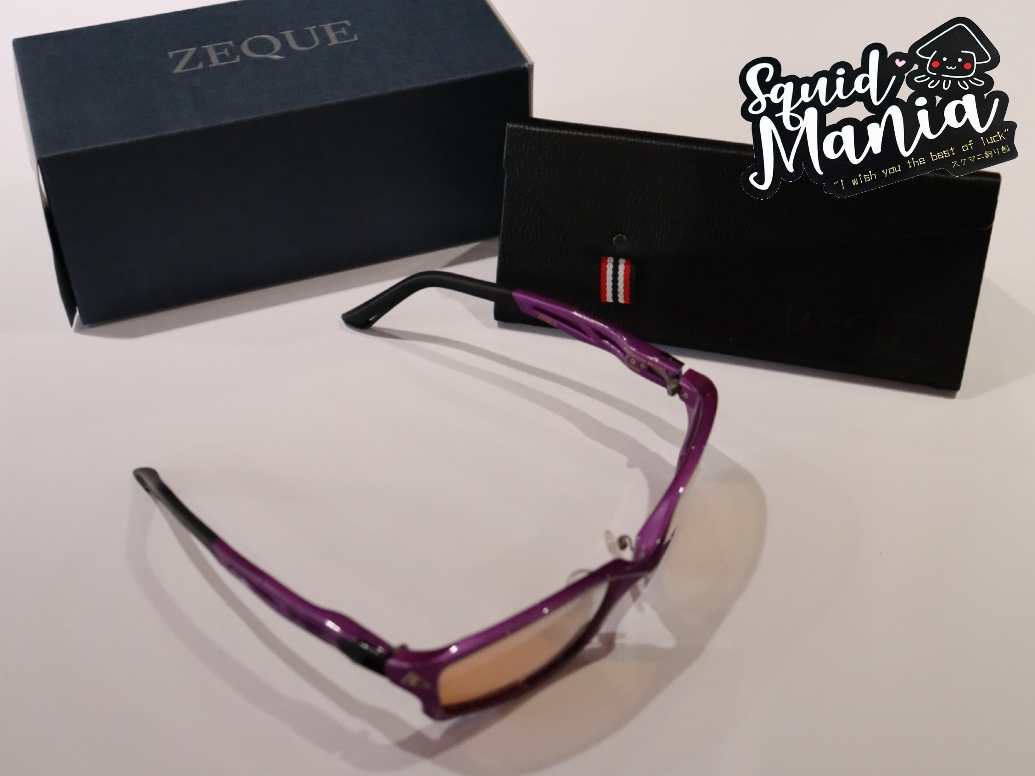 ZEQUE STELTH Limited Purple Raster Orange/Silver Mirror