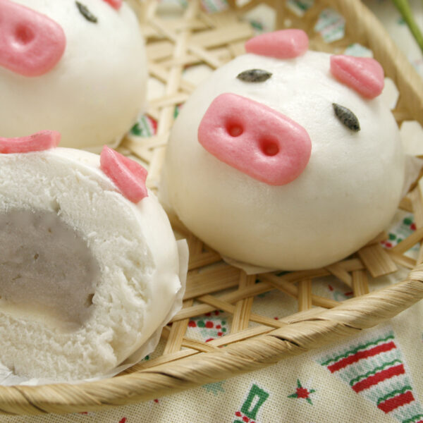 小豬芋頭包(素)