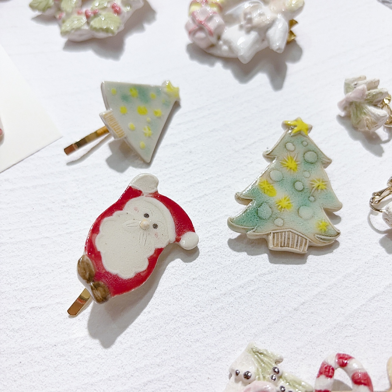 [手作家] 聖誕節髮插/胸針