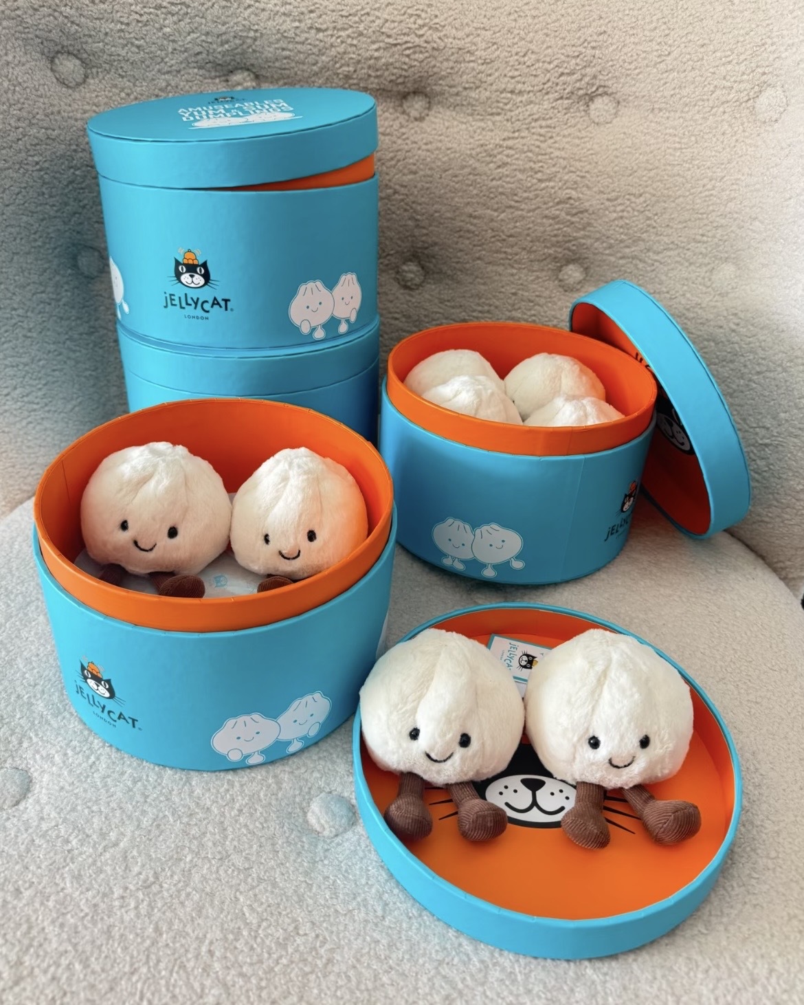 JELLYCAT 鮮鮮小籠包 禮盒組 毛絨 娃娃 玩偶