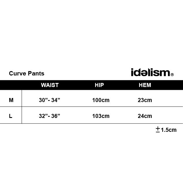 idealism IDE Curve Pants/弧形牛仔褲 【ID25044】