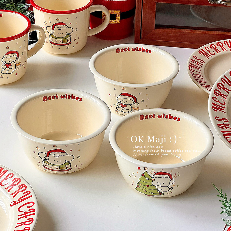 《6425》新年聖誕限定陶瓷碗