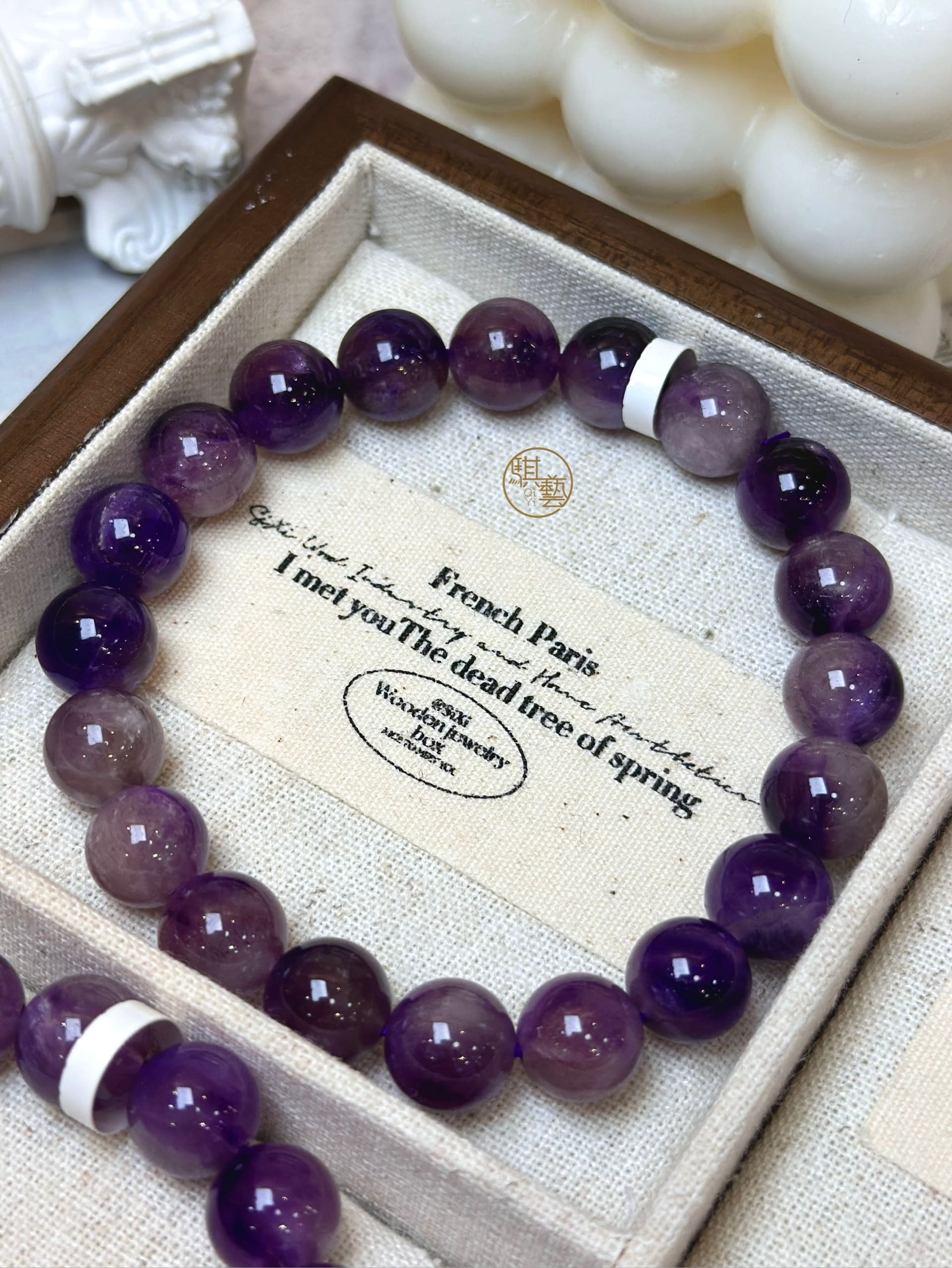 紫粉超七手串 10mm+｜柔和療癒 × 桃花人緣 × 靈感提升