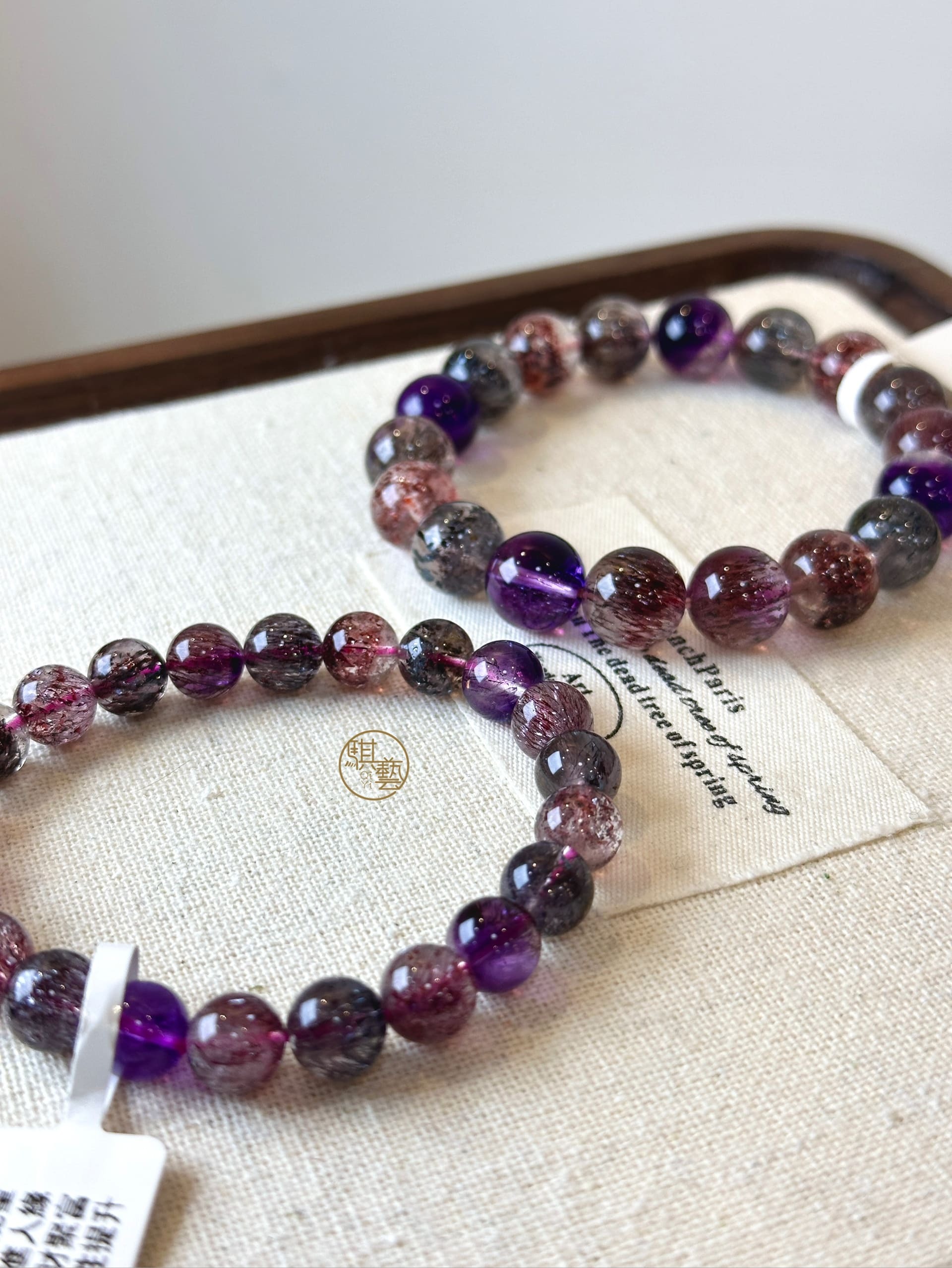 高品彩超七手串 8mm｜七輪平衡 × 強能量 × 魅力提升