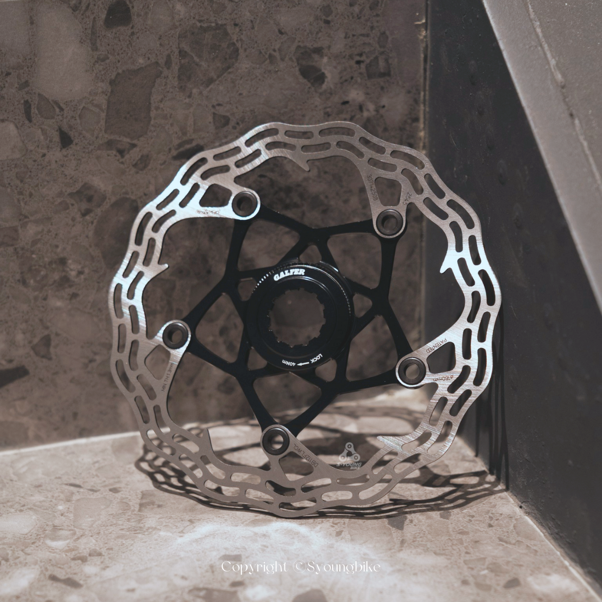 新款現貨【GALFER】Pro Shark 鯊魚公路車中鎖式碟盤 / 140、160mm