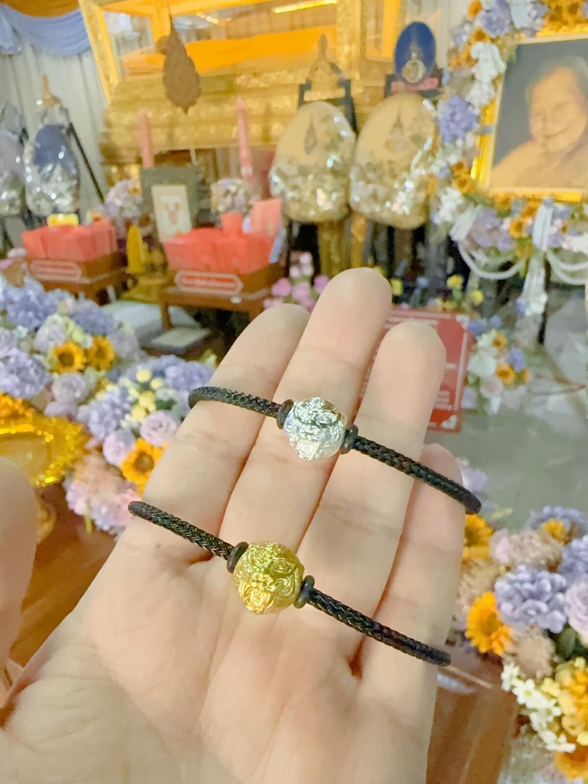 龍婆本供請 開光 金銀 轉運老虎頭手鍊