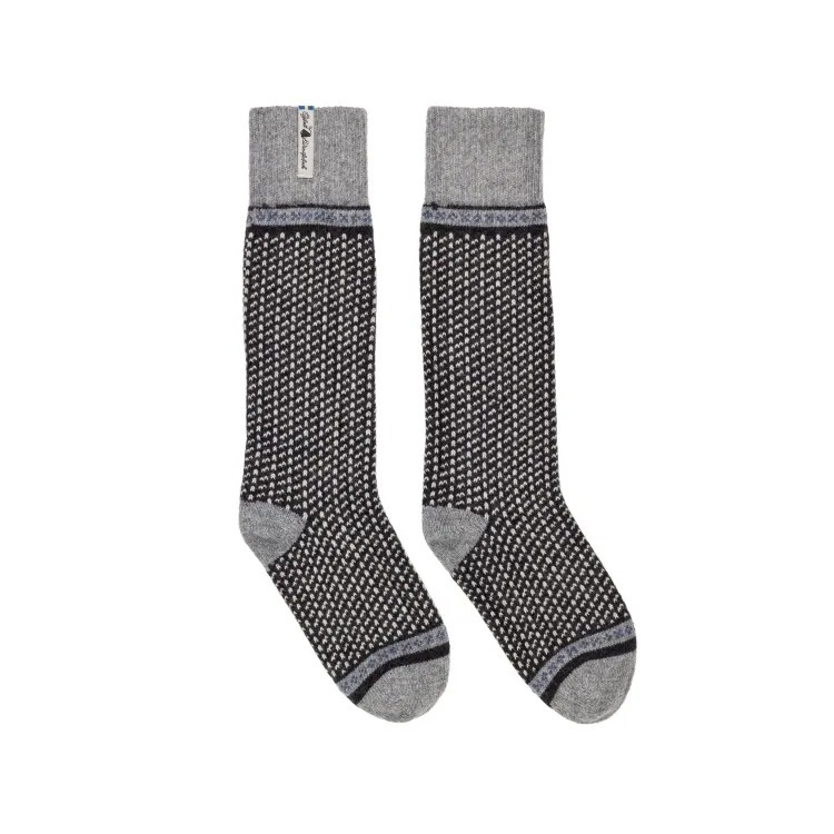 Öjbro Vantfabrik｜Skafto｜歐布羅經典膝下長筒羊毛襪 - 史卡夫托島系列