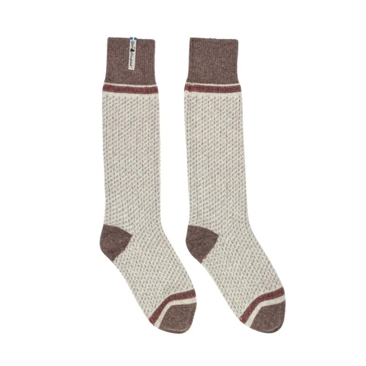 Öjbro Vantfabrik｜Skafto｜歐布羅經典膝下長筒羊毛襪 - 史卡夫托島系列