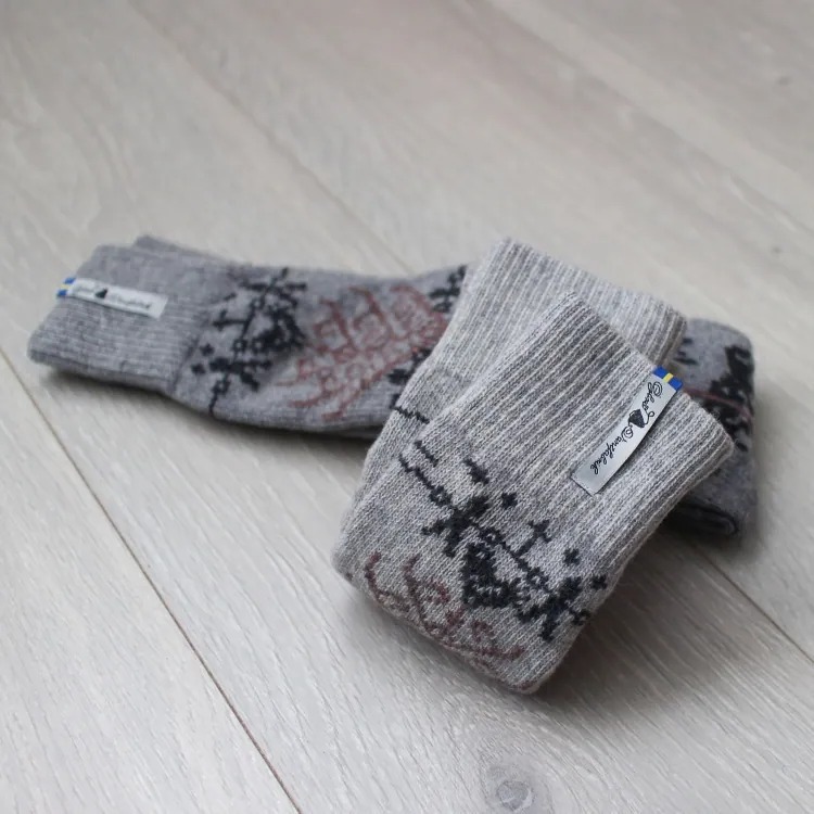 Öjbro Vantfabrik｜Yggdrasil｜歐布羅經典膝下長筒羊毛襪 - 世界之樹系列