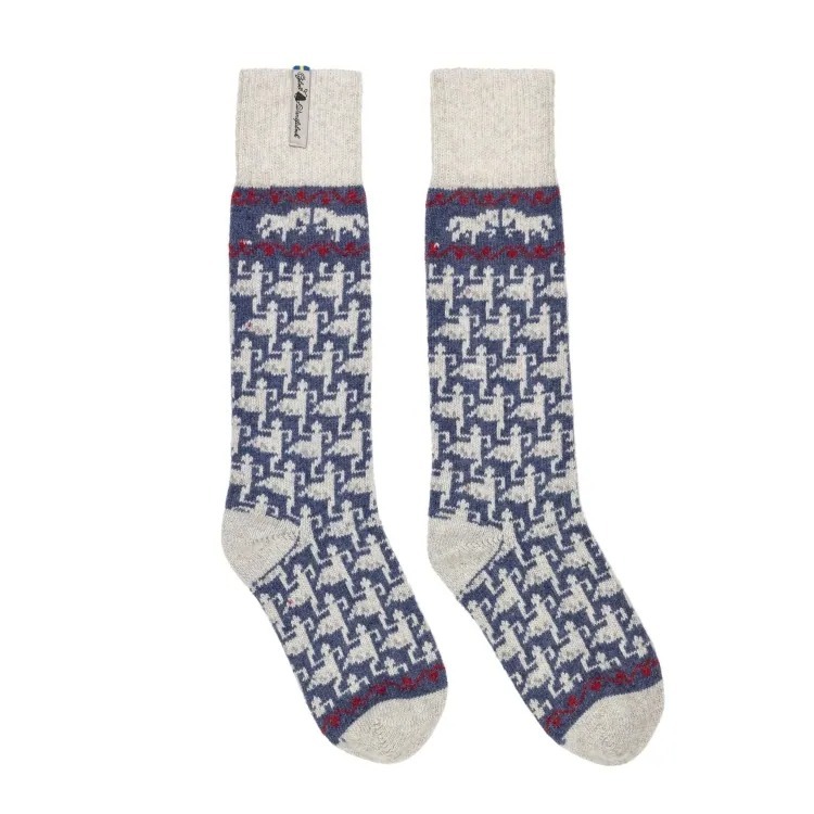 Öjbro Vantfabrik｜Ringdans｜歐布羅經典膝下長筒羊毛襪 - 圓舞系列