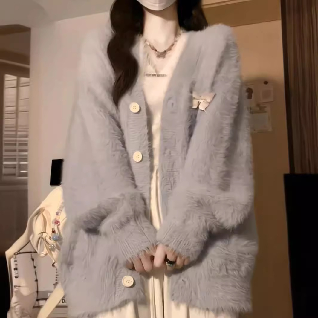 Korean Cozy Milky Knit Sweater