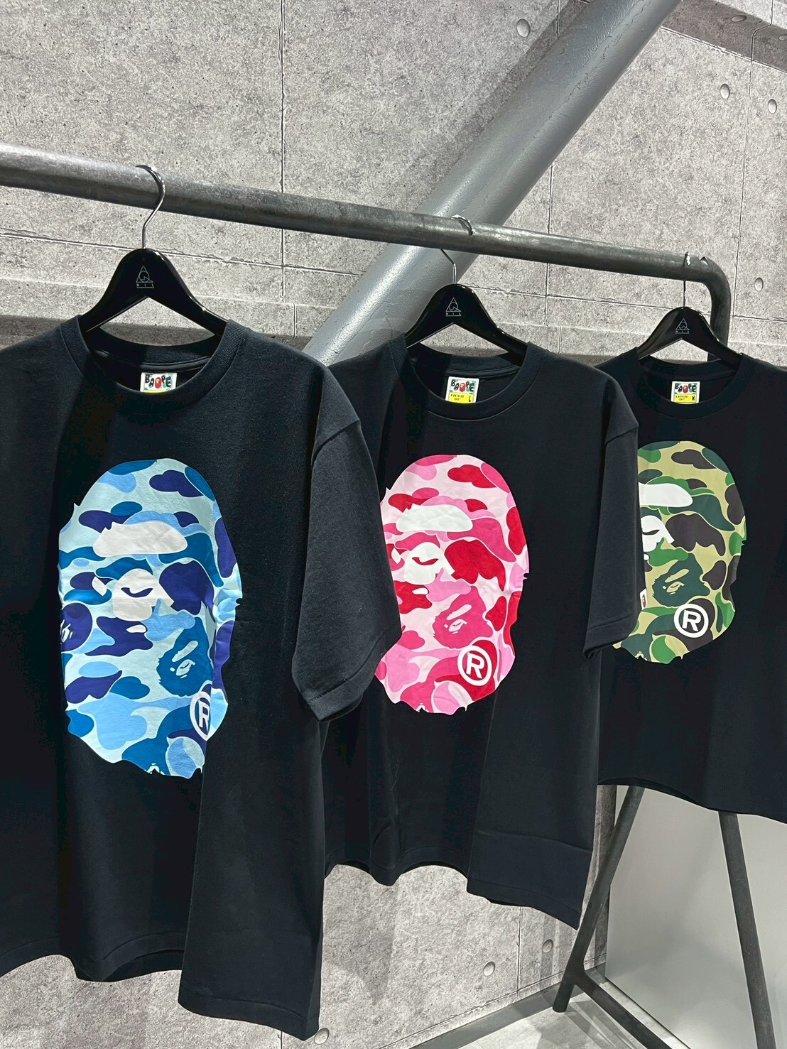 BAPE ABC CAMO 大猿人頭 迷彩Logo 短袖 T