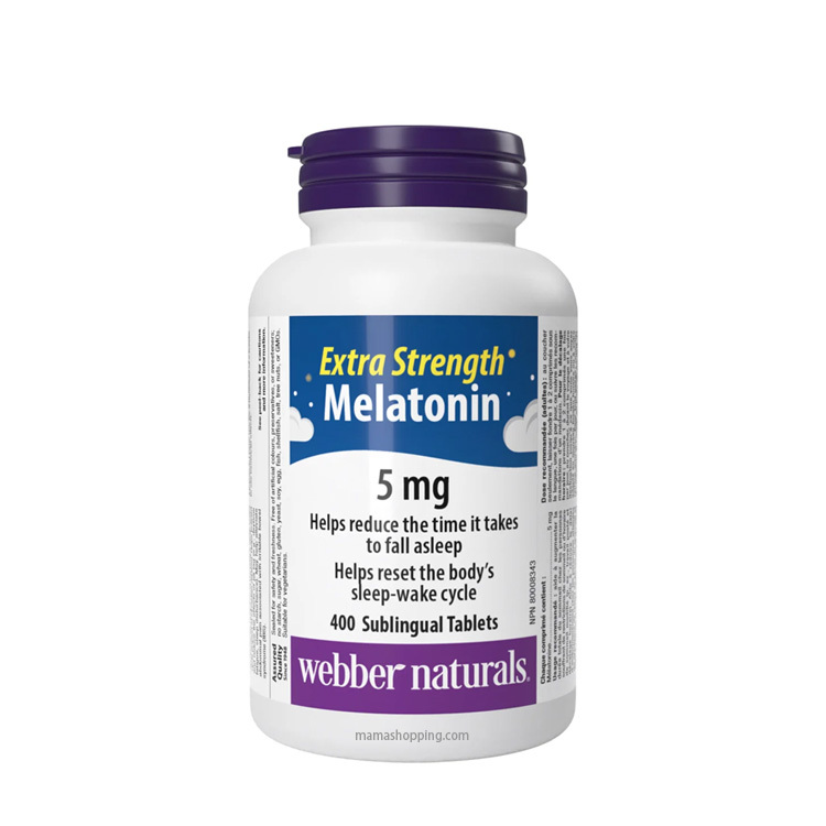 加拿大 Webber Natural 特強褪黑激素 5毫克 400 粒