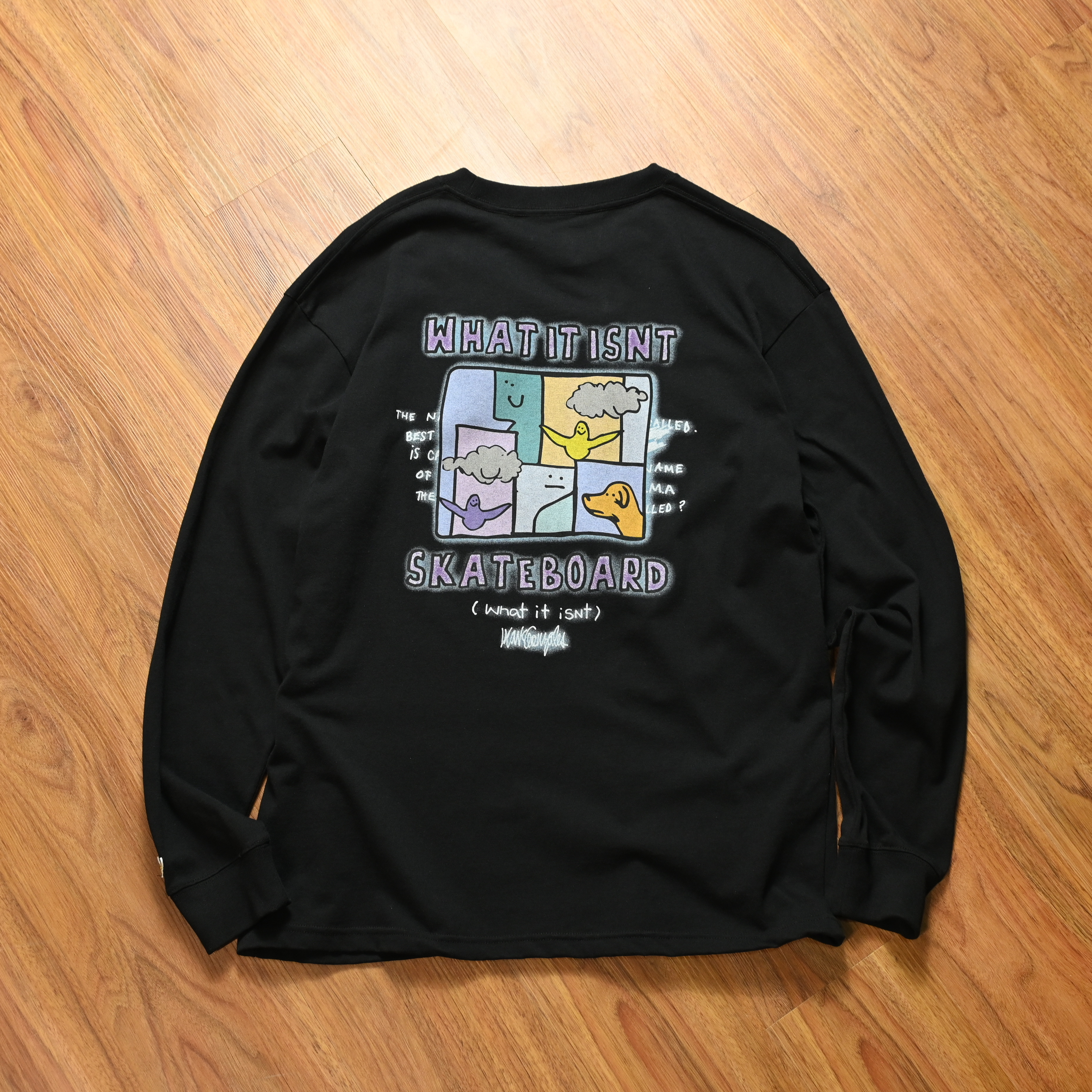 (What it isNt) ART BY MARK GONZALES Spray Logo Long Tee