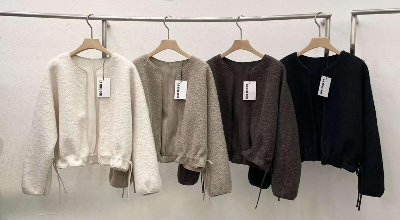 0212949a/韓國溫柔風保暖毛毛質外套 50/42/22