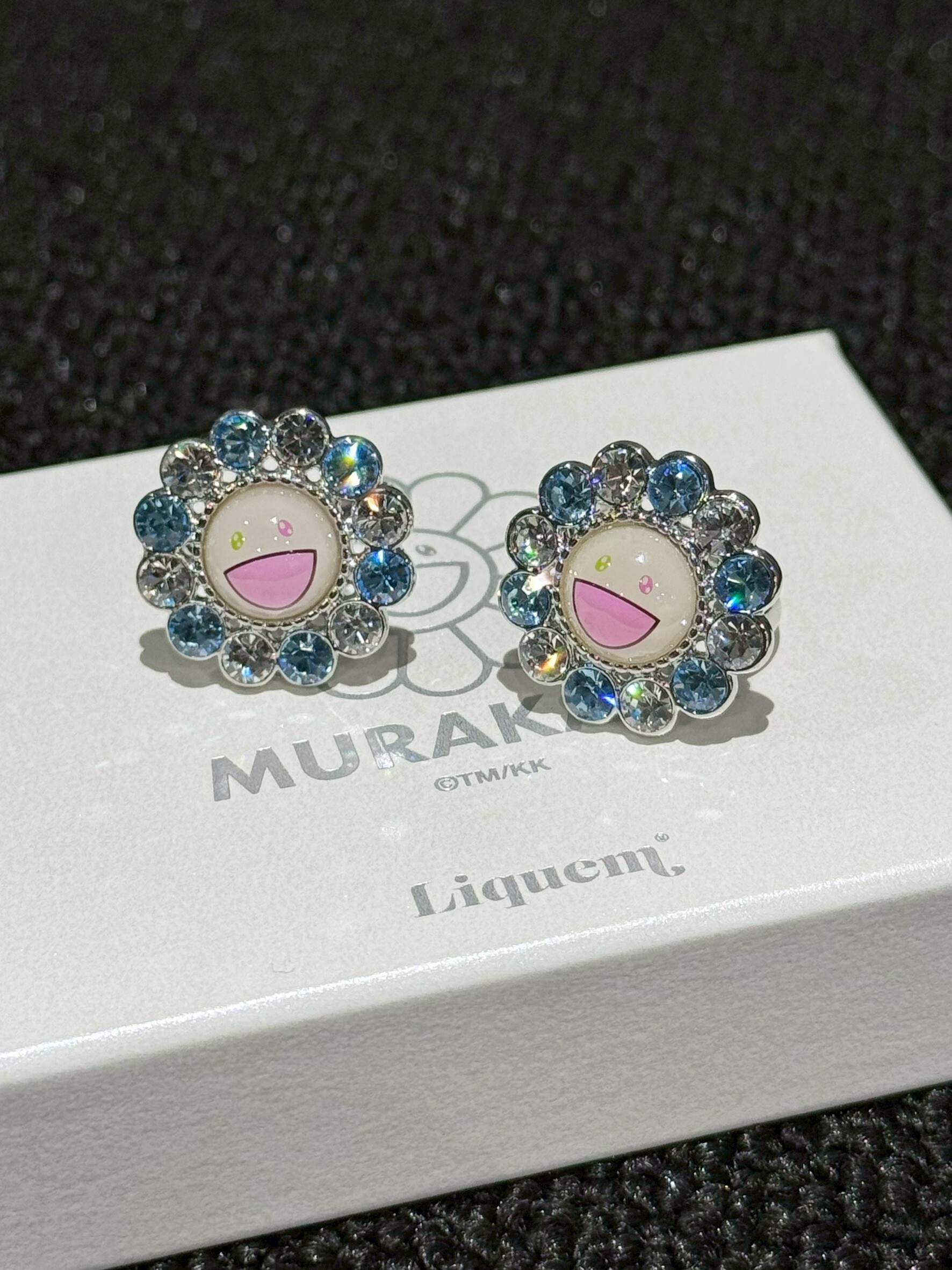 村上隆 經典小花滿鑽造型 戒指