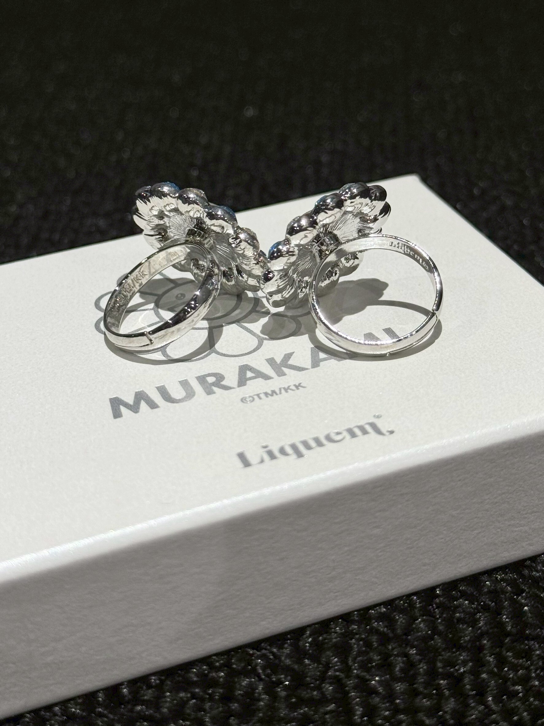 村上隆 經典小花滿鑽造型 戒指