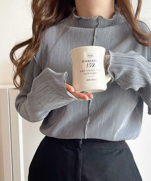 午後茶室の2WAY 流線木耳邊Top