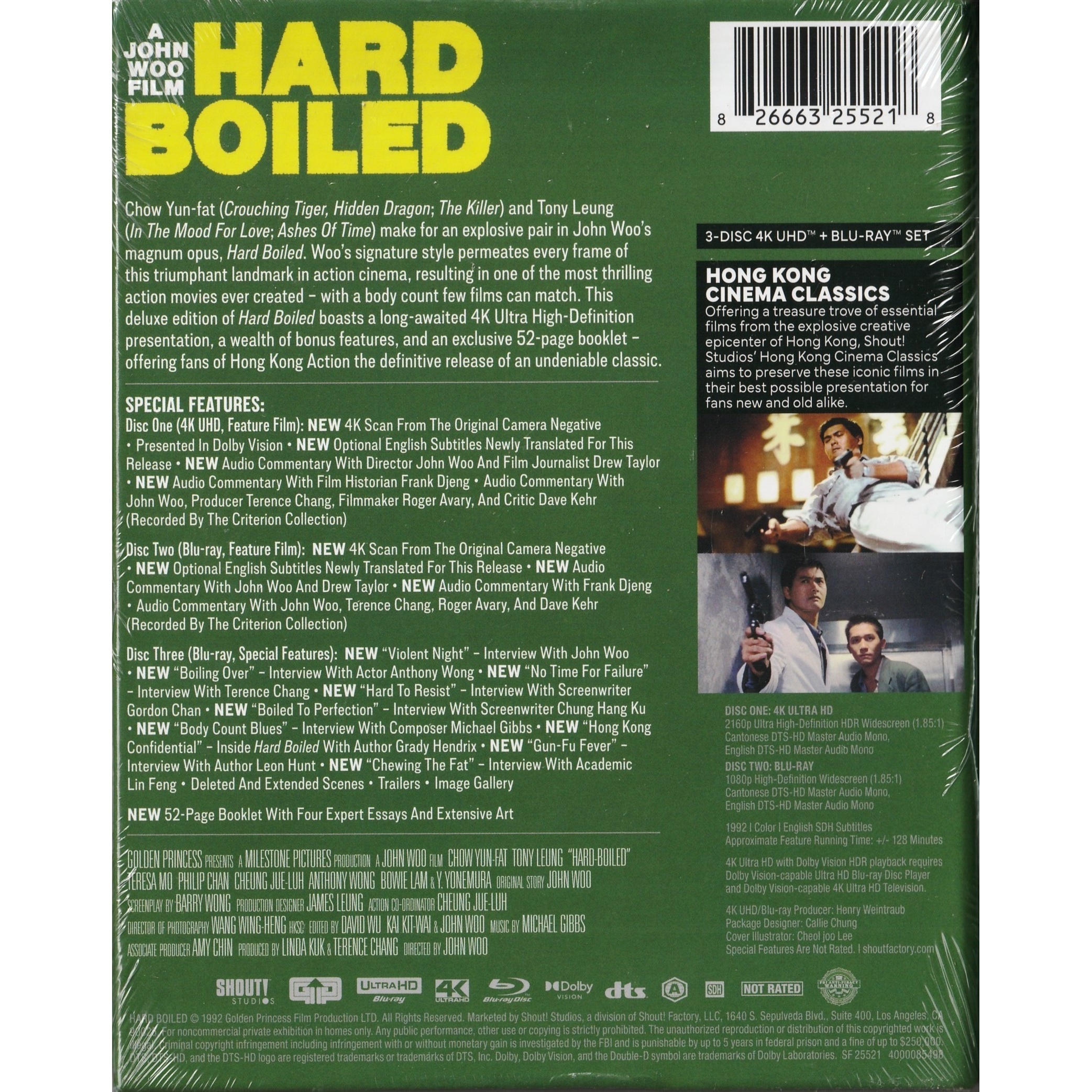 辣手神探 (1992) (4K Ultra HD + Blu-ray) (美國版)