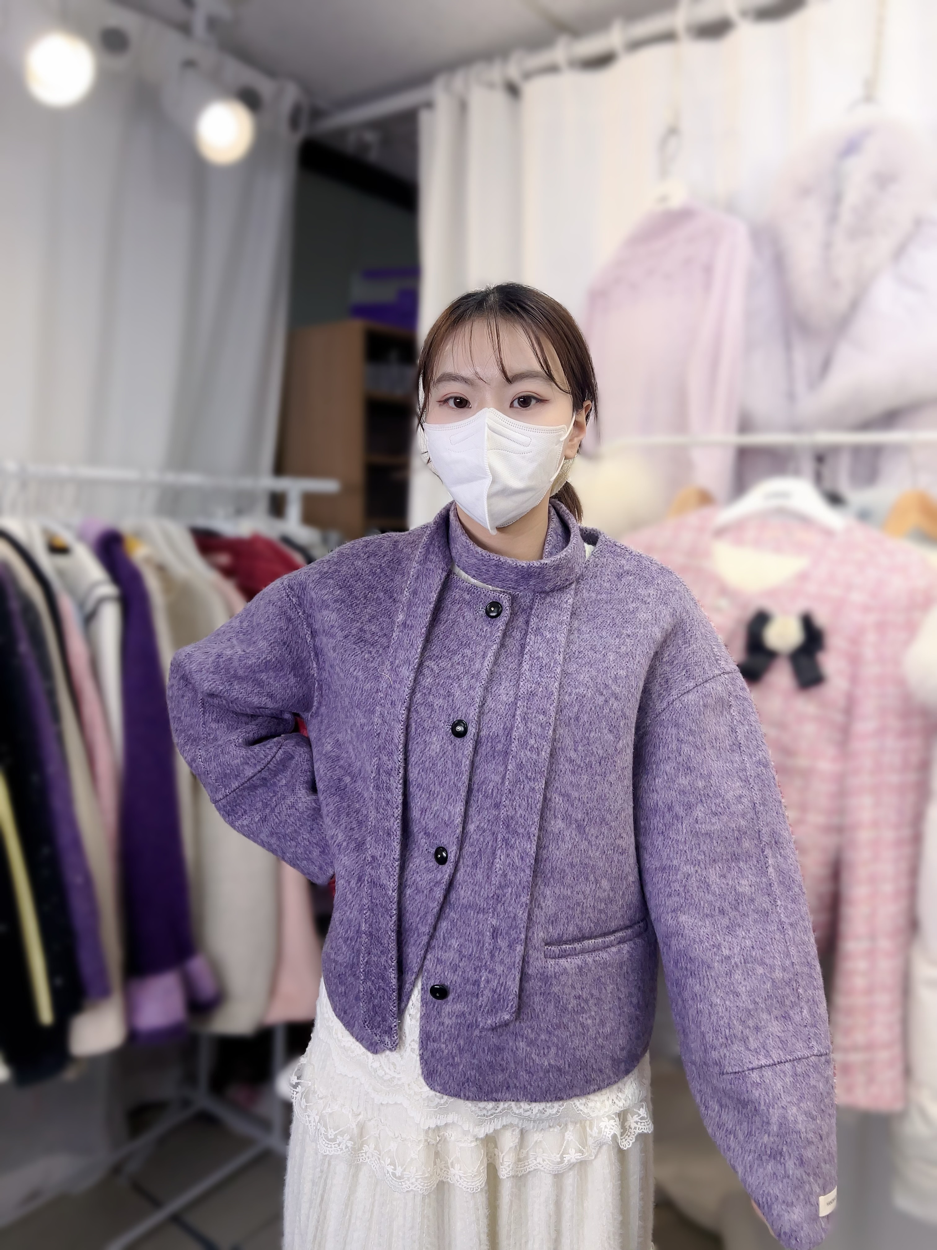 J65 手工羊毛縷  胸46 長23   原價 $609 HAND MADE