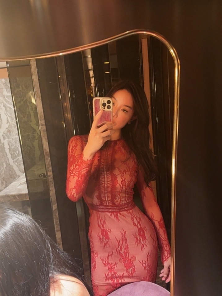 Fairy Veil 女神面紗 長袖蕾絲洋裝