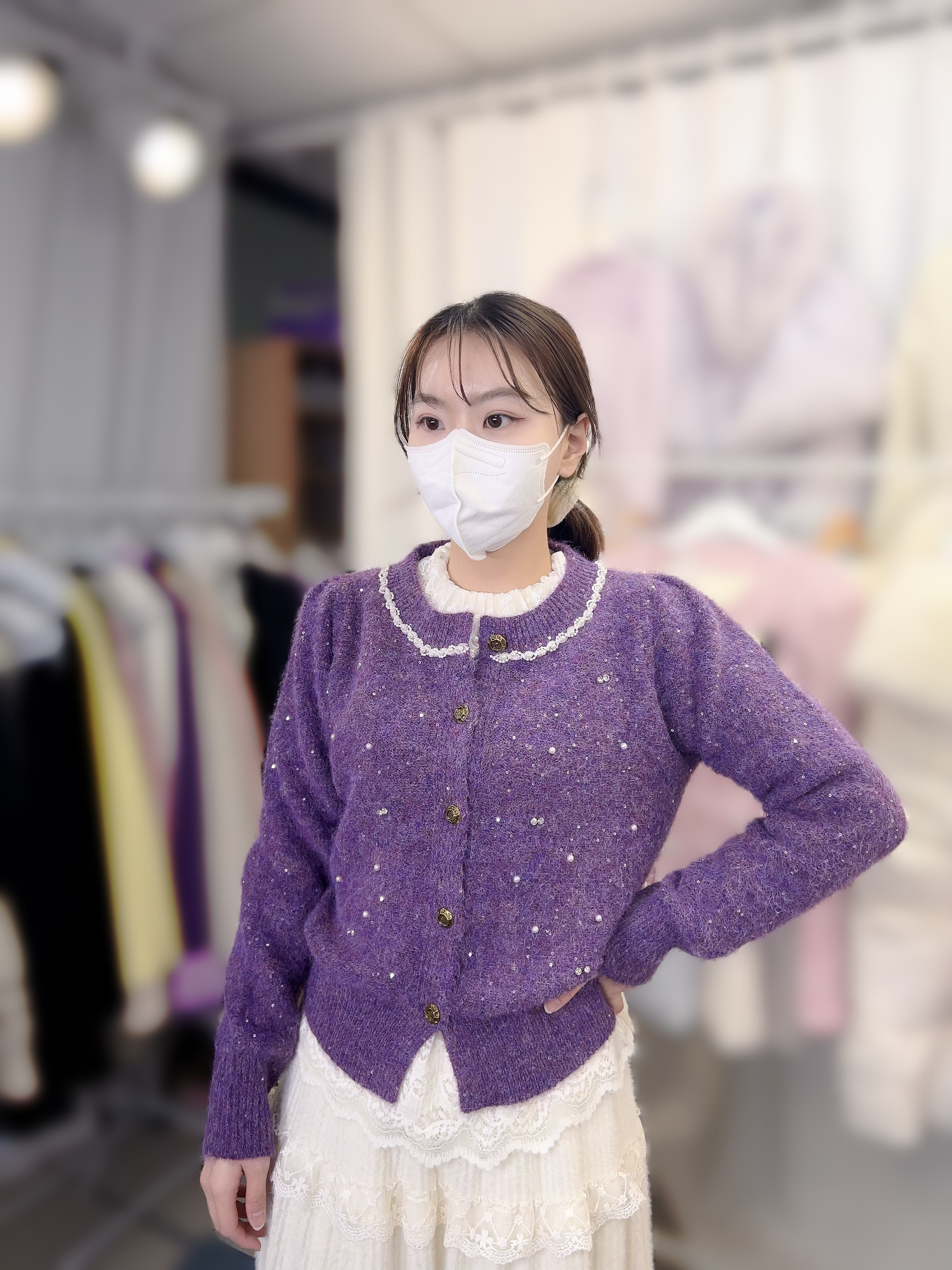 J48韓國🇰🇷羊毛10%   胸40-47 長22  原價  $339