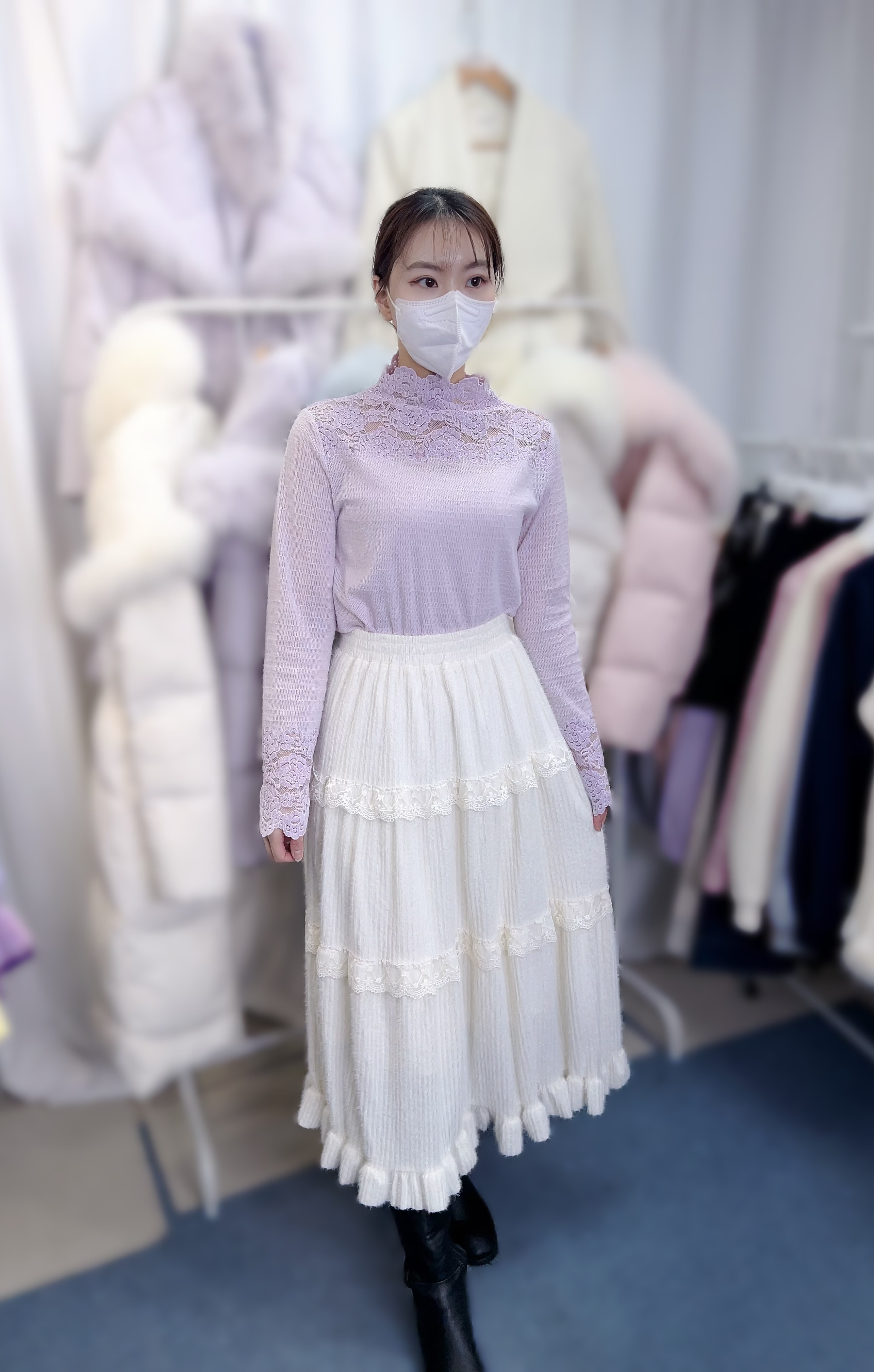 J74 韓國🇰🇷橡根長裙  腰26-41 長32.5  HIP48   原價 $329