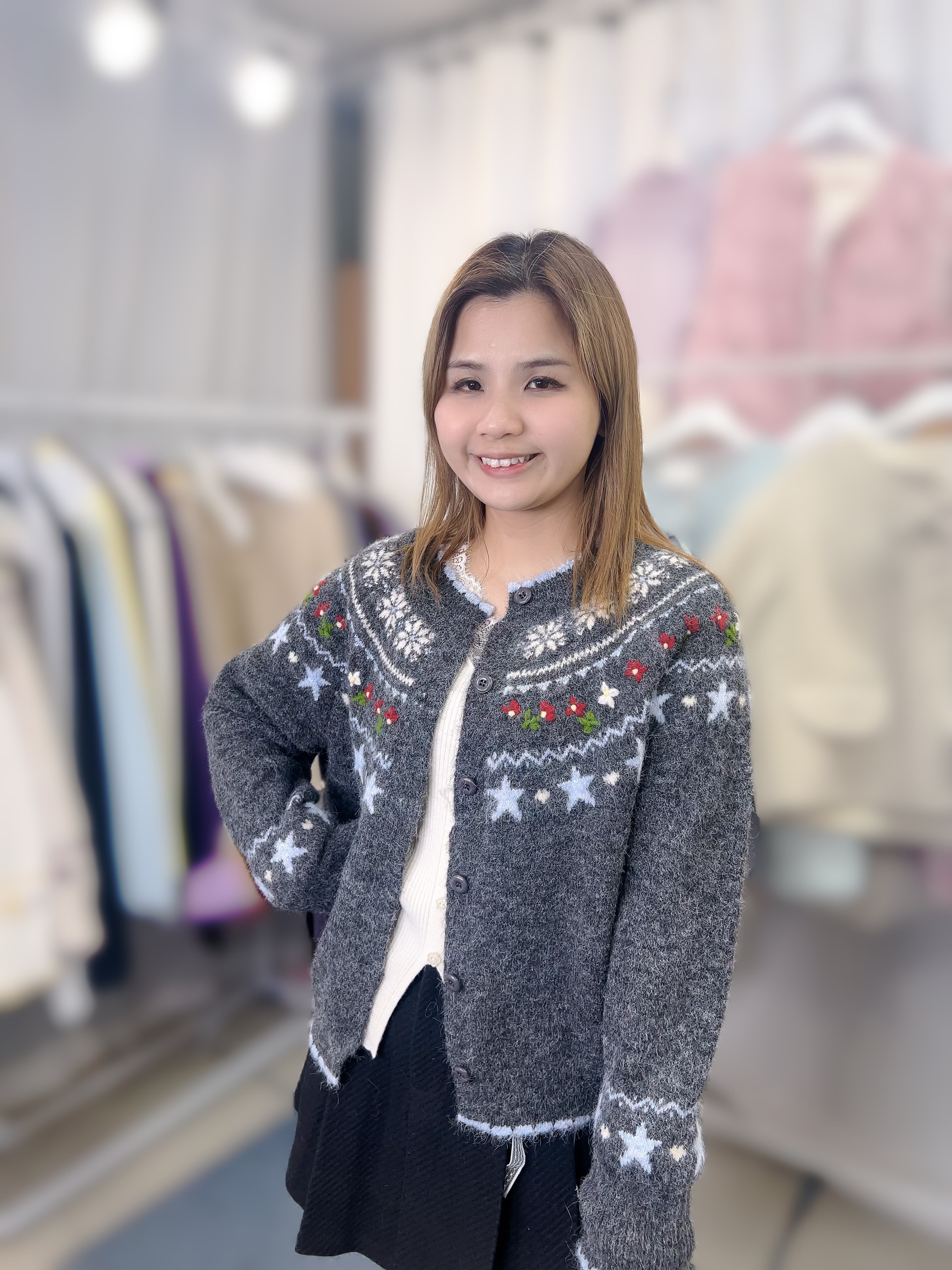 J40 韓國🇰🇷雪花星星 胸40-50 長22.5 $369