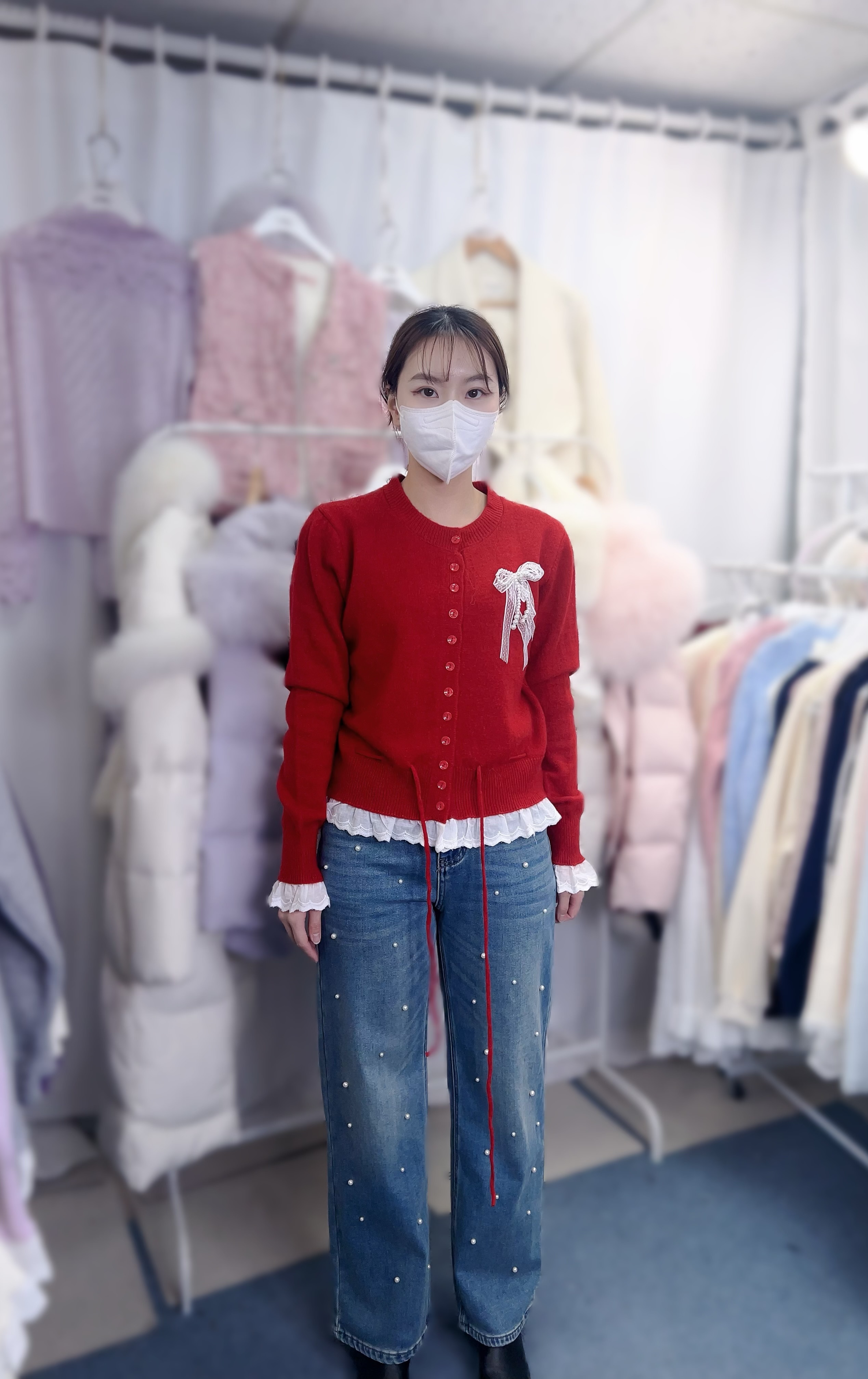 J73 韓國🇰🇷高腰牛仔褲  薄毛  S:腰26-30 HIP39-45 長40.5 /  M:腰28-32 HIP41-46 長40.5  /  L:腰30-33 HIP42-48 長41 /XL  腰32-35 HIP  43-49 長42     原價 $389