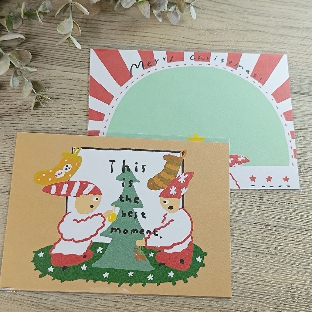 馬卡龍腳趾．聖誕明信片 2025新款 共7款