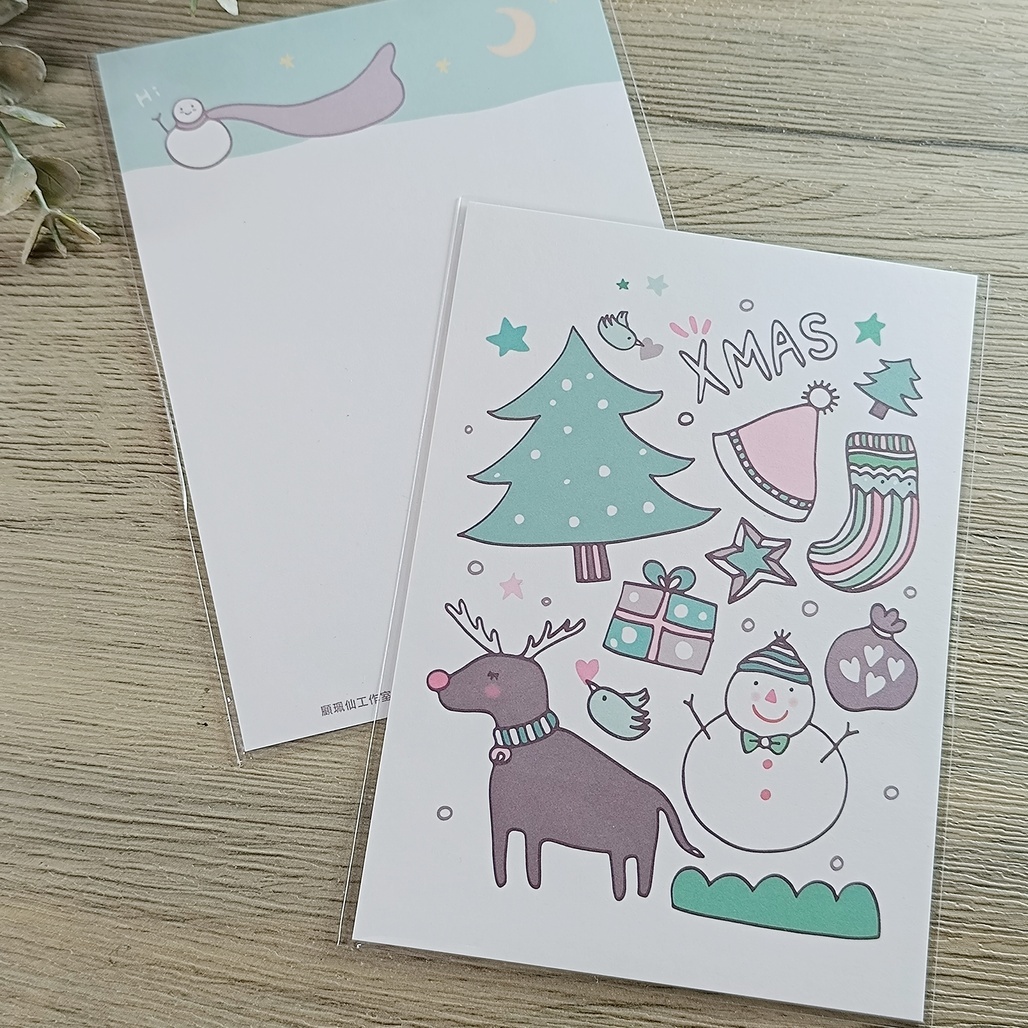 KerKerland．插畫聖誕明信片 共5款