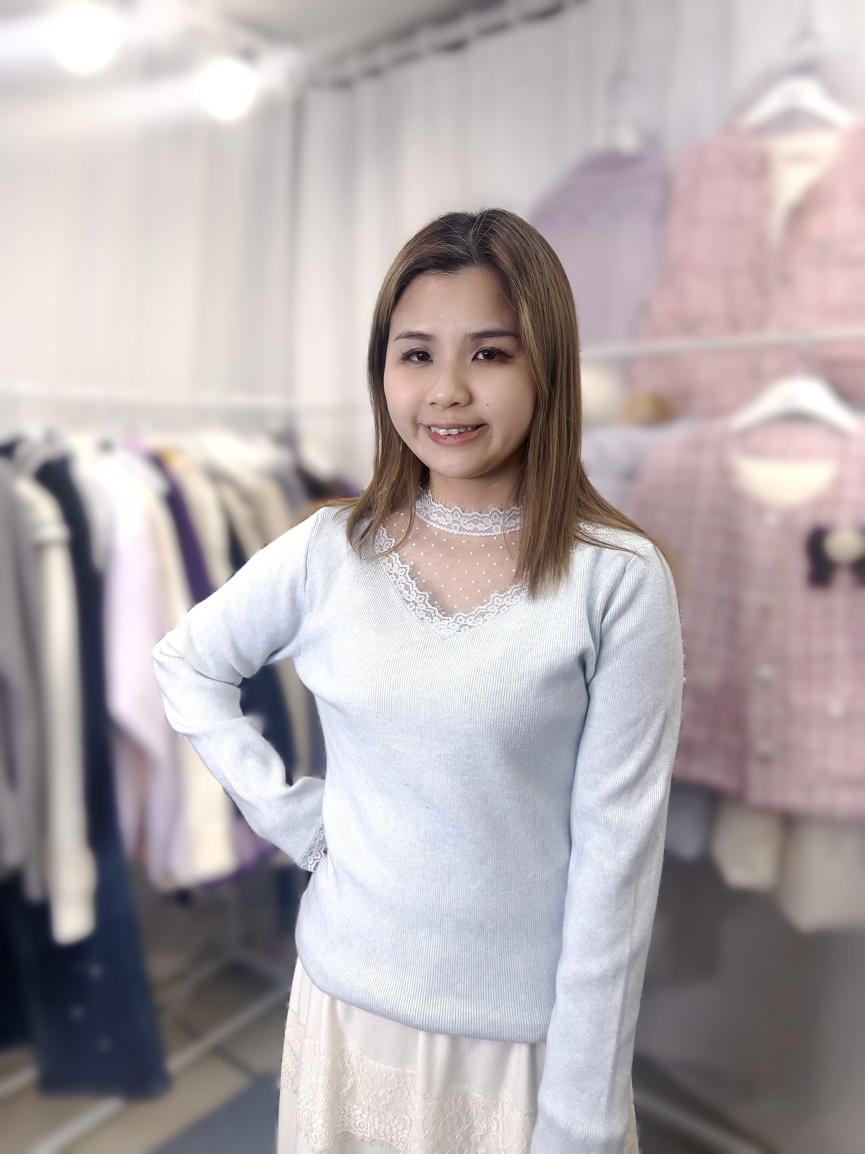 H14  韓國🇰🇷波點lace 胸34-44 長22.5   原價 $229