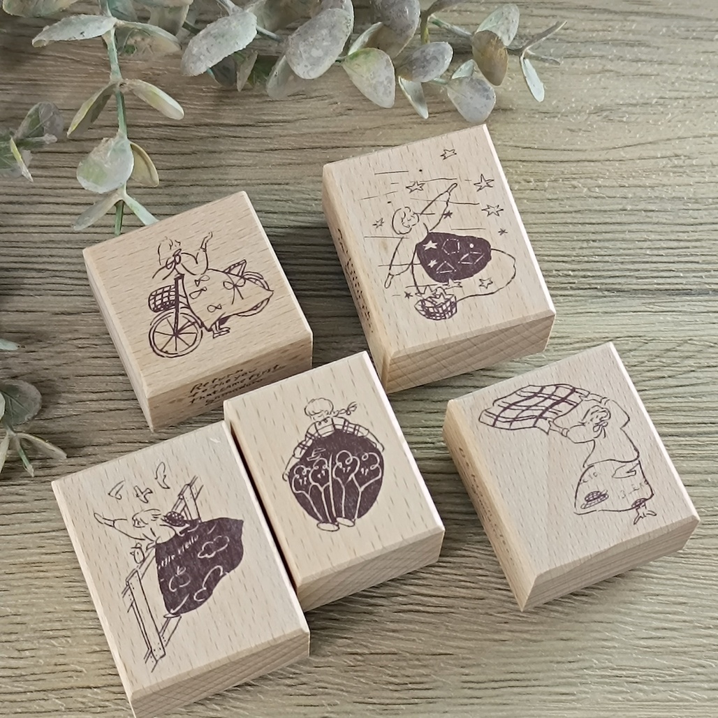 山泥泥．海的留言板系列印章 共五款